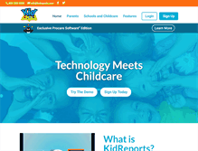 Tablet Screenshot of kidreports.com